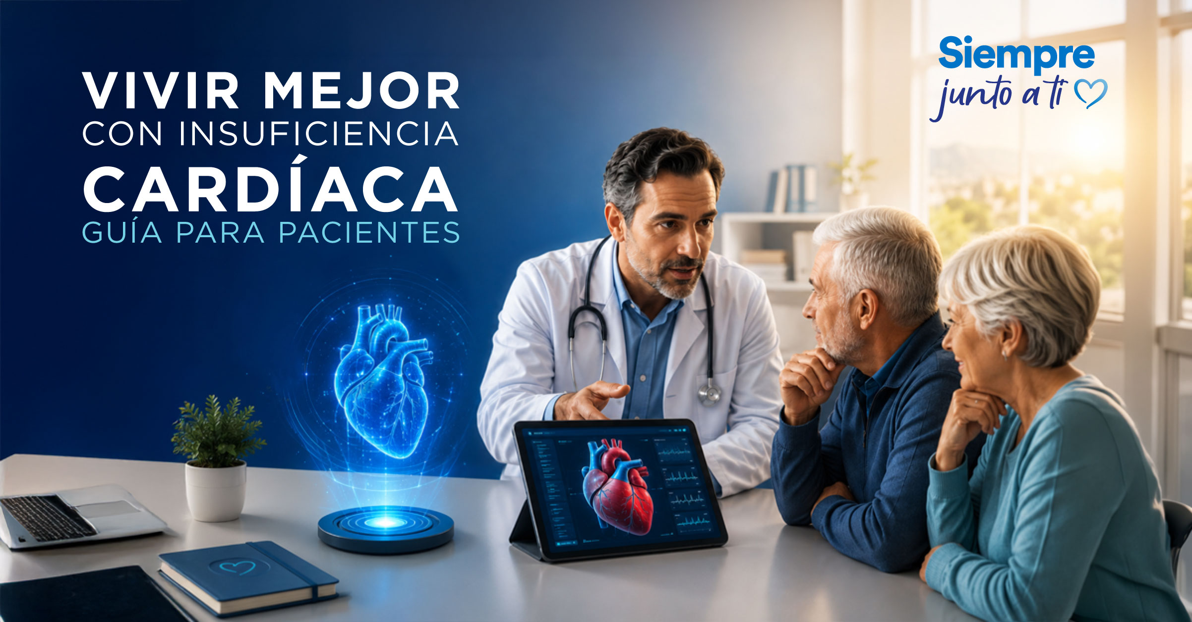 Vivir mejor con insuficiencia cardíaca: Una guía práctica dirigida a pacientes y cuidadores